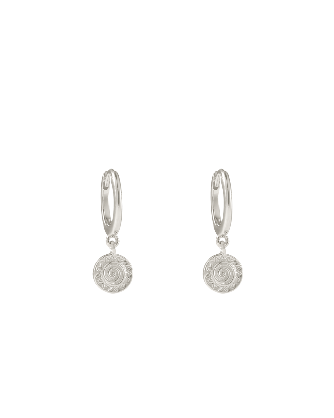 SOLARA HOOPS (STERLING SILVER) IMAGE 1