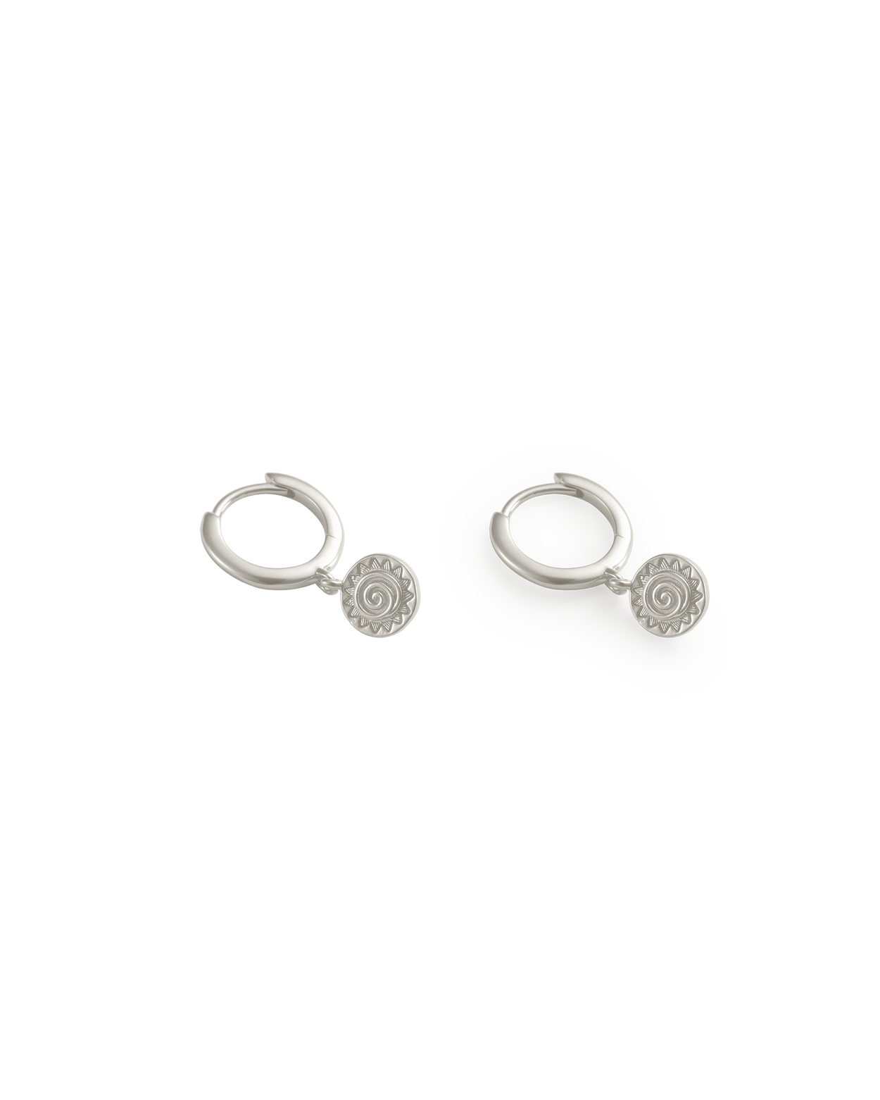 SOLARA HOOPS (STERLING SILVER) IMAGE 4