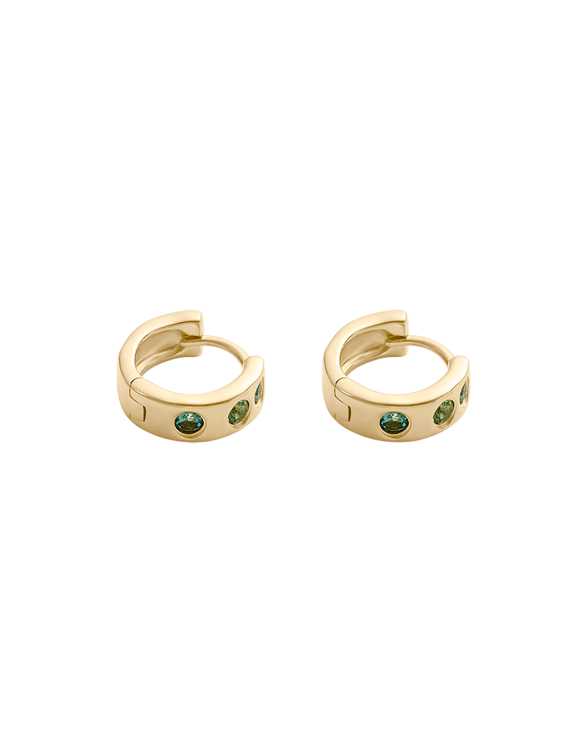 SORBET HOOPS (18K GOLD PLATED) IMAGE 4