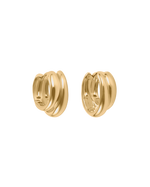 STATE OF BEING HOOPS (18K GOLD PLATED)