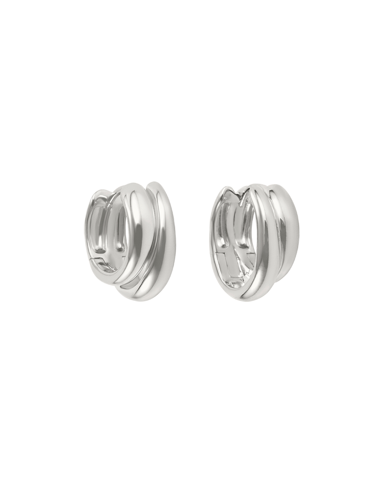 STATE OF BEING HOOPS (STERLING SILVER)