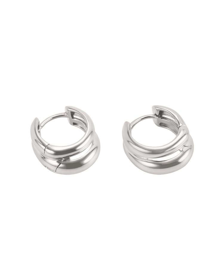 STATE OF BEING HOOPS (STERLING SILVER)