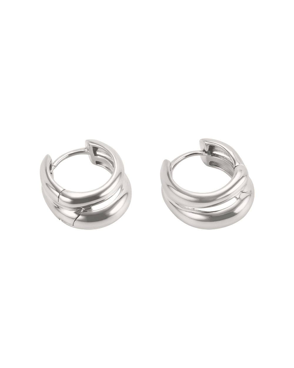 STATE OF BEING HOOPS (STERLING SILVER)