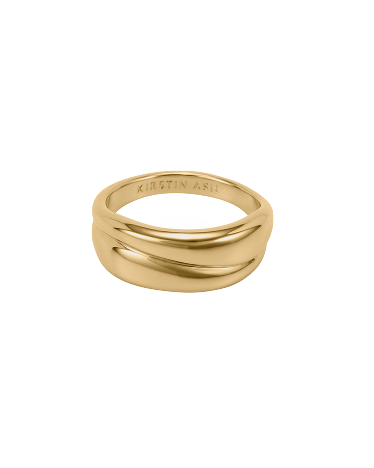 STATE OF BEING RING (18K GOLD PLATED)