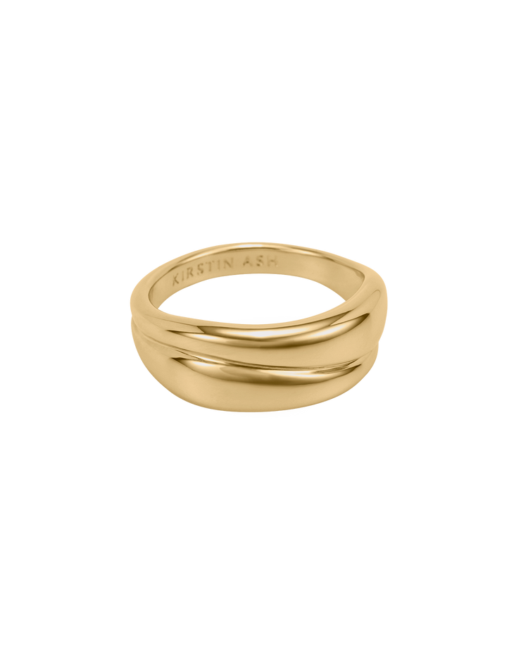 STATE OF BEING RING (18K GOLD PLATED)
