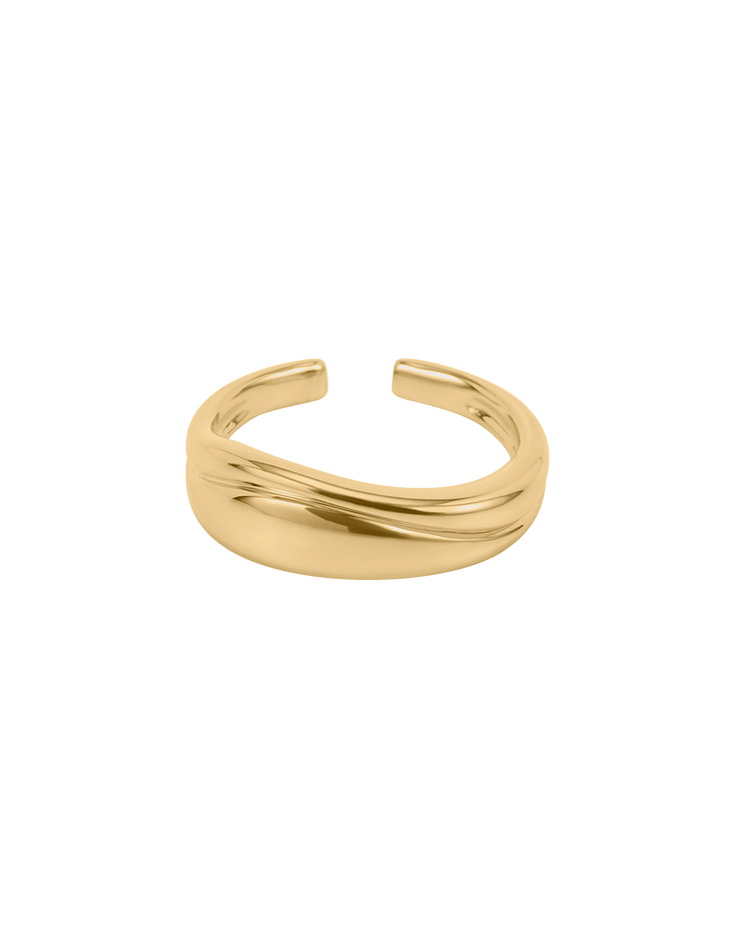 STATE OF BEING TOE RING (18K GOLD PLATED)