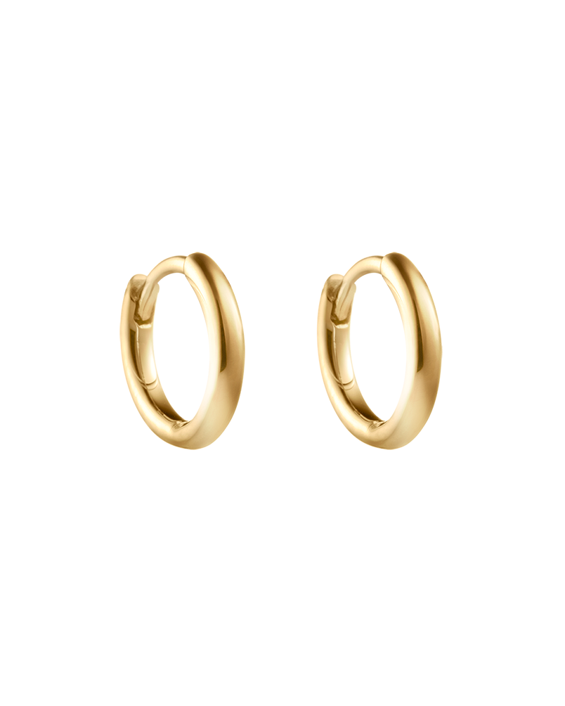 STILLNESS HUGGIES (18K GOLD PLATED) IMAGE 1