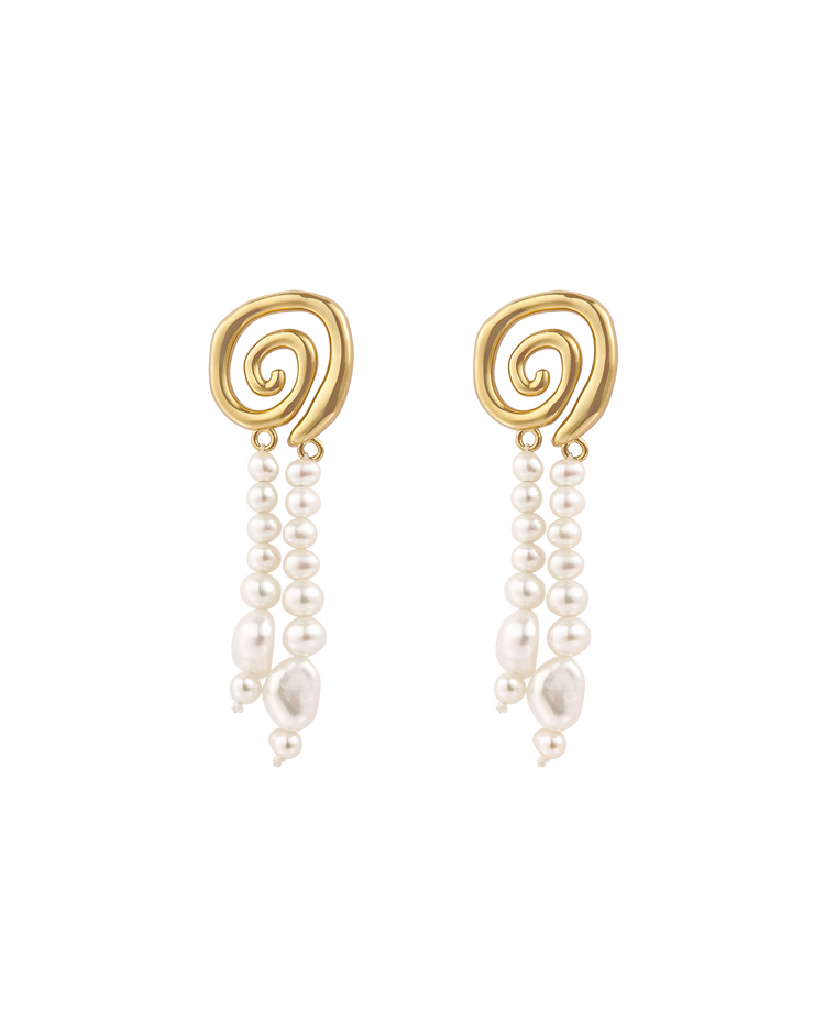 SWEET ESCAPE EARRINGS (18K GOLD PLATED) IMAGE 1