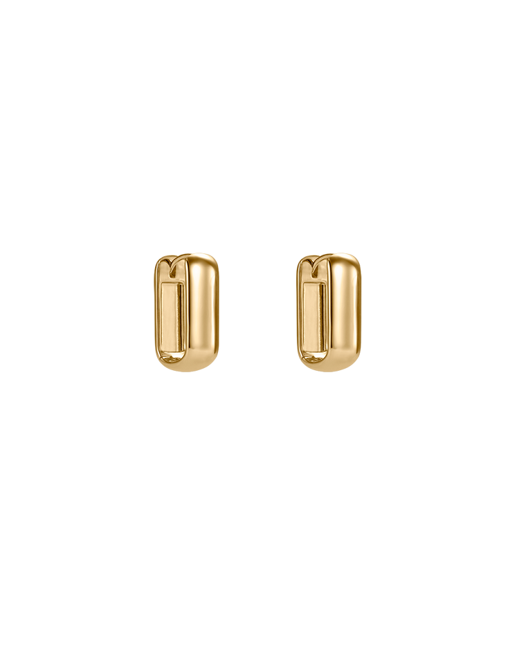 SYMPHONY HOOPS MEDIUM (18K GOLD PLATED)