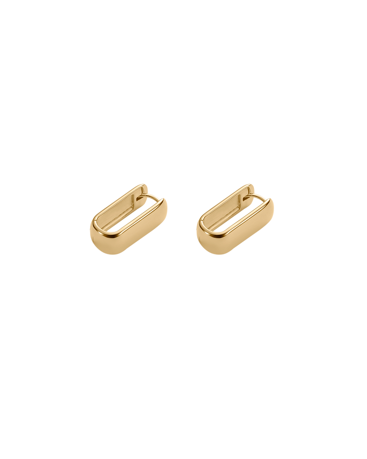 SYMPHONY HOOPS MEDIUM (18K GOLD PLATED)