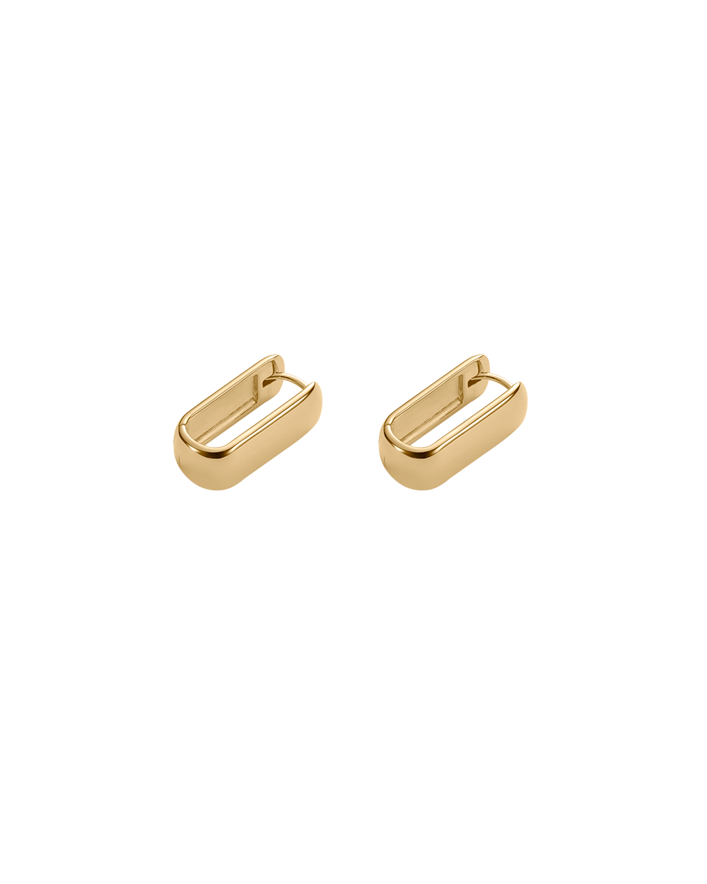 SYMPHONY HOOPS MEDIUM (18K GOLD PLATED)