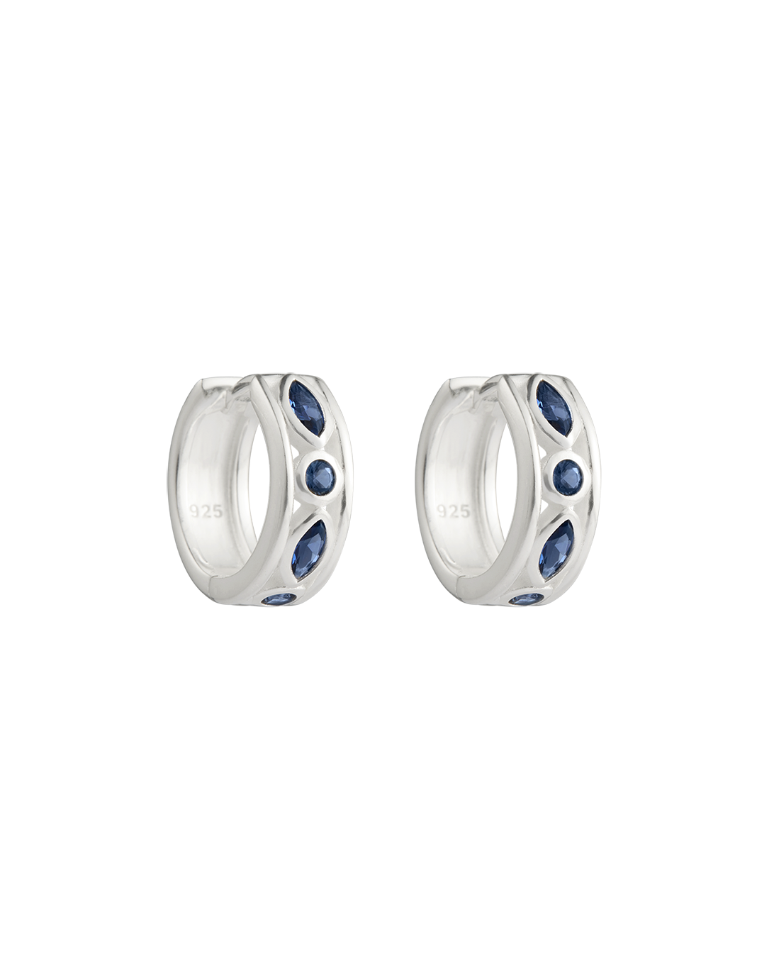 SYNERGY HOOPS (STERLING SILVER) IMAGE 1