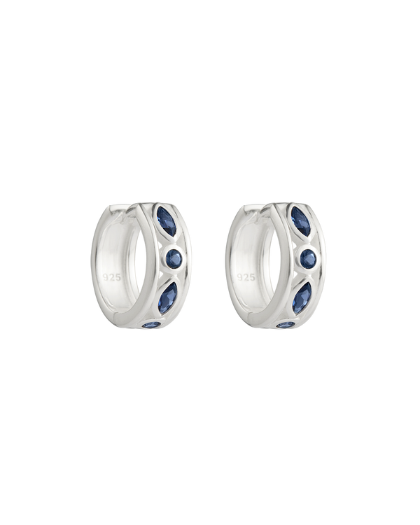 SYNERGY HOOPS (STERLING SILVER) IMAGE 1