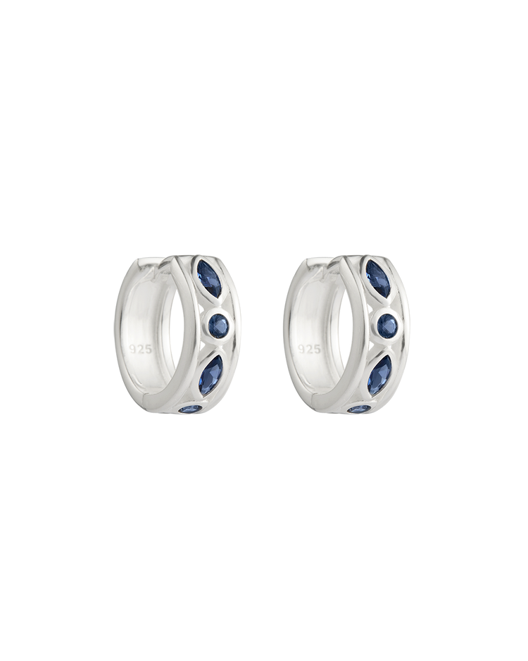 SYNERGY HOOPS (STERLING SILVER) IMAGE 1