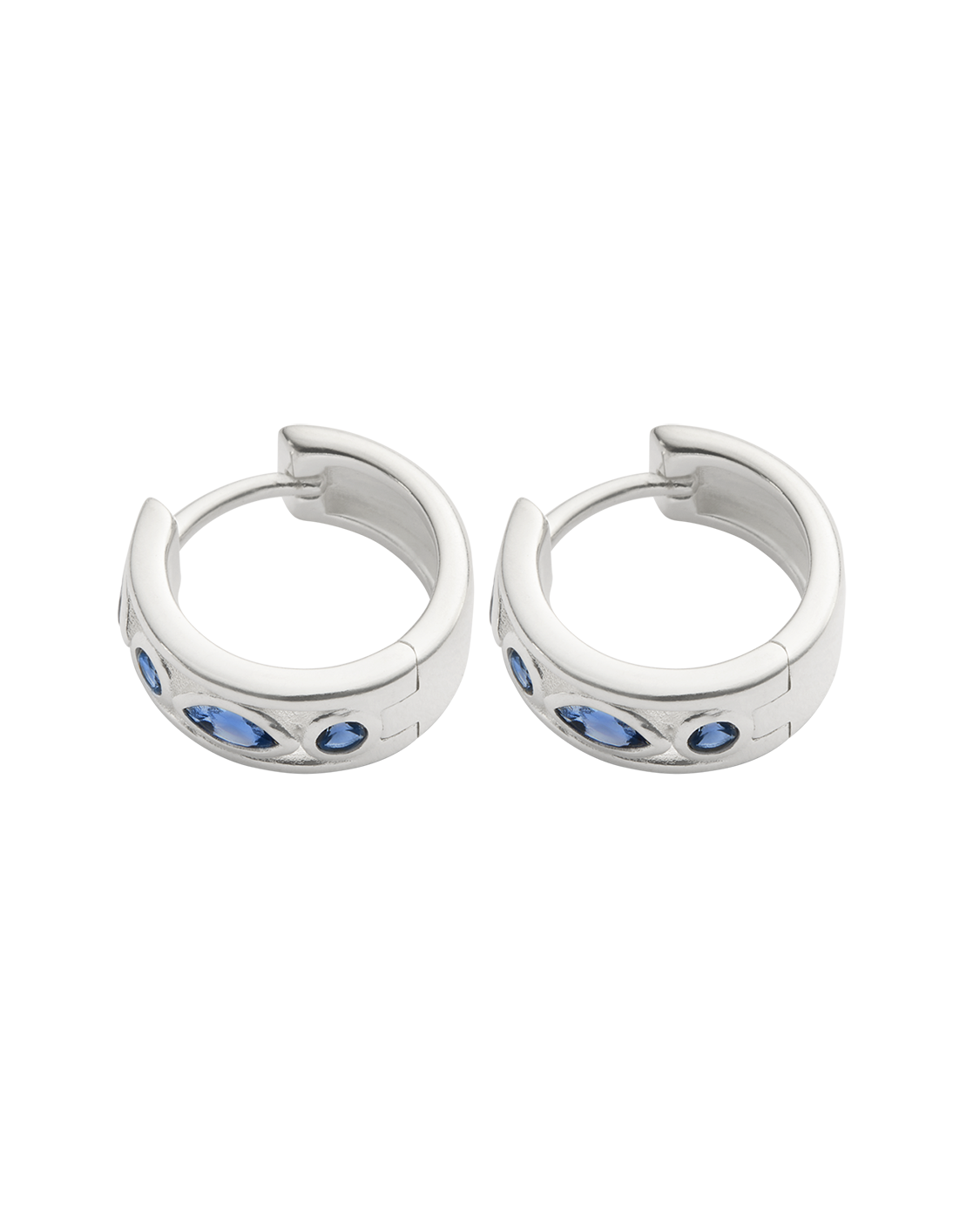 SYNERGY HOOPS (STERLING SILVER) IMAGE 4