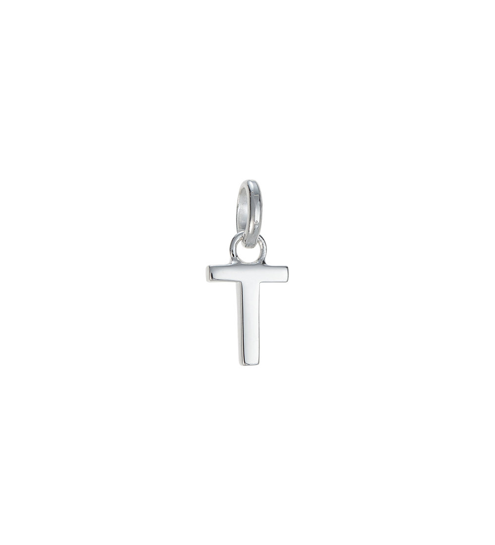 OUTLINE INITIAL A-Z (STERLING SILVER) IMAGE 25