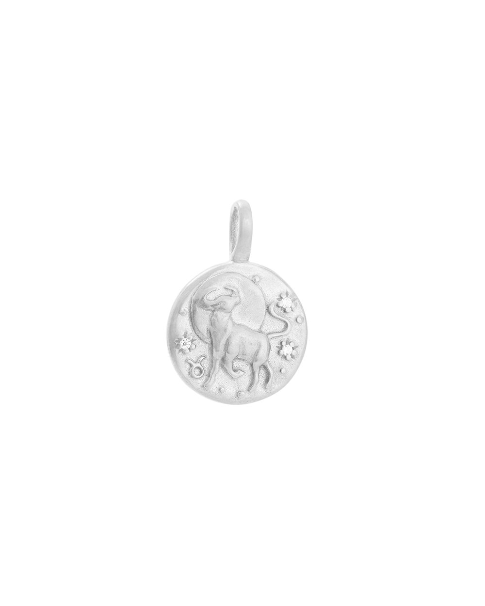 TAURUS PETITE ZODIAC (STERLING SILVER) IMAGE 1