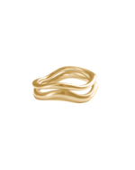 TEMPO STACKING RING SET (18K GOLD PLATED) IMAGE 1