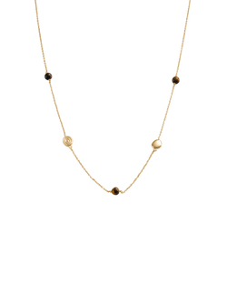 TEMPO TIGERS EYE NECKLACE (18K GOLD VERMEIL) IMAGE 1