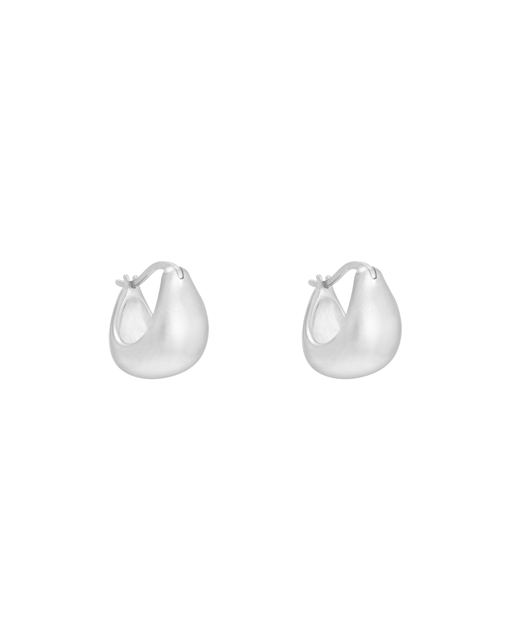 TRESOR HOOPS SMALL (STERLING SILVER) IMAGE 1