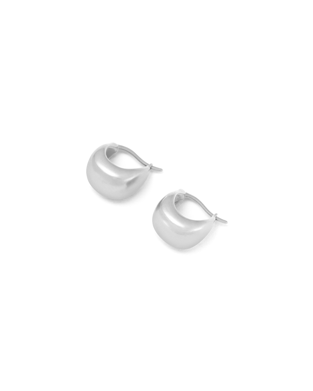 TRESOR HOOPS SMALL (STERLING SILVER) IMAGE 6