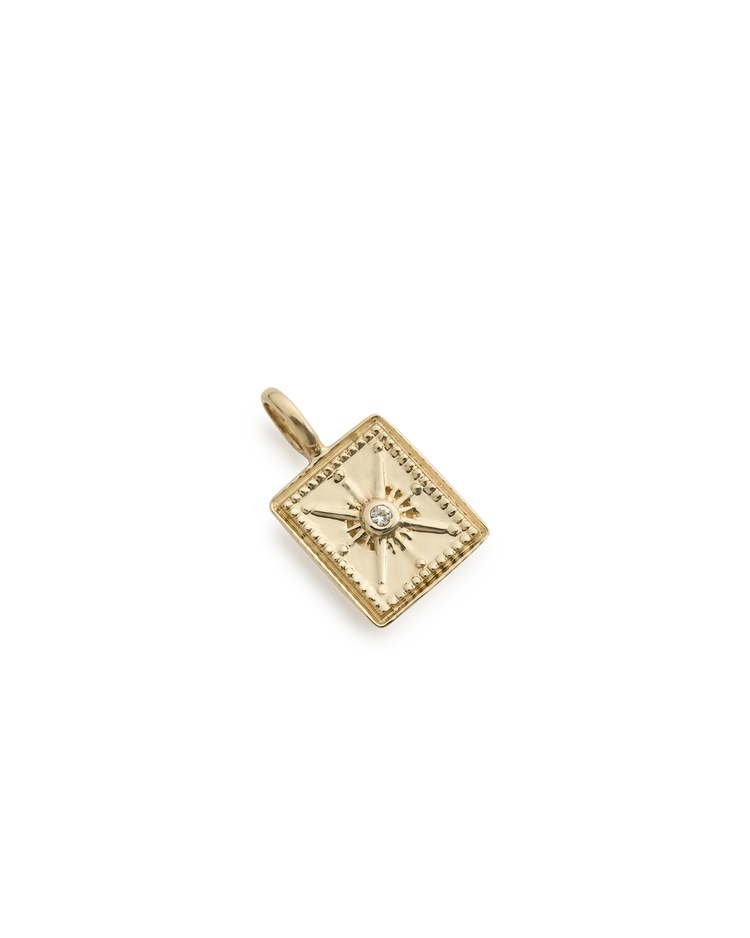 TRUE NORTH CHARM (9K GOLD)