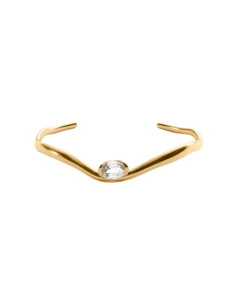 UNFOLD CUFF (18K GOLD PLATED)
