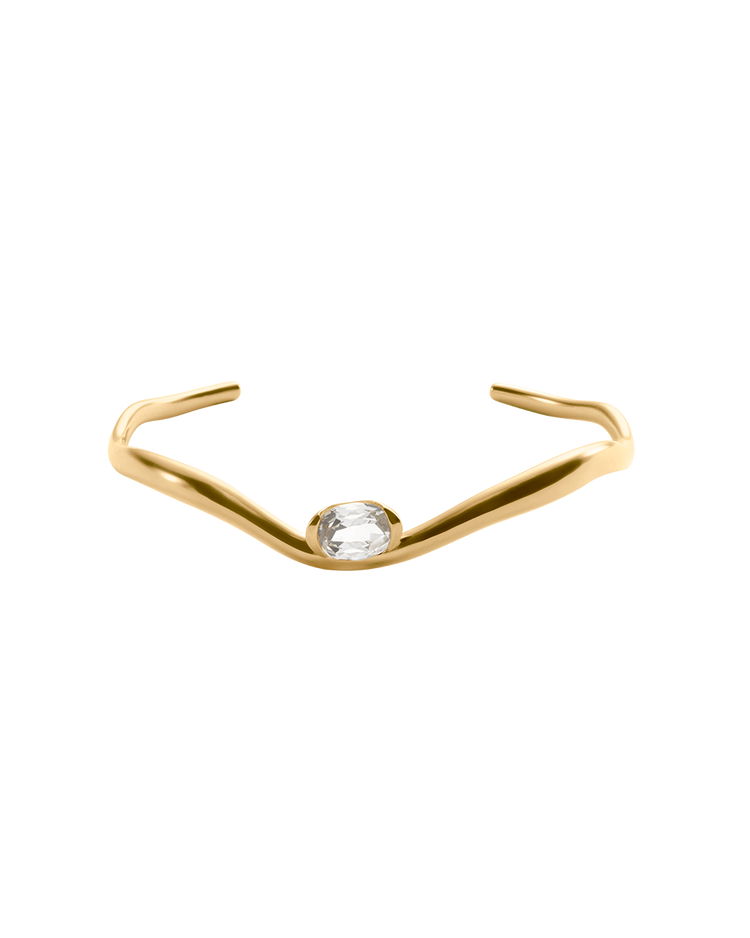 UNFOLD CUFF (18K GOLD PLATED)