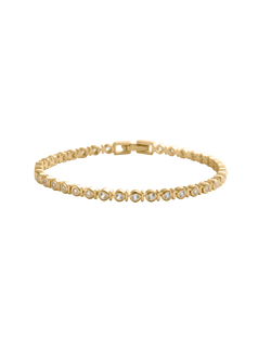 VALE TENNIS BRACELET (18K GOLD PLATED)