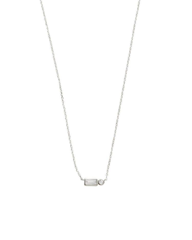 VANTAGE TOPAZ NECKLACE (STERLING SILVER)