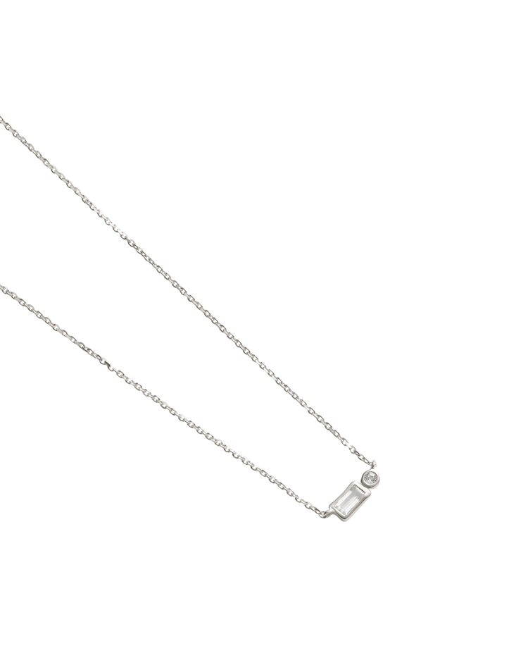 VANTAGE TOPAZ NECKLACE (STERLING SILVER)