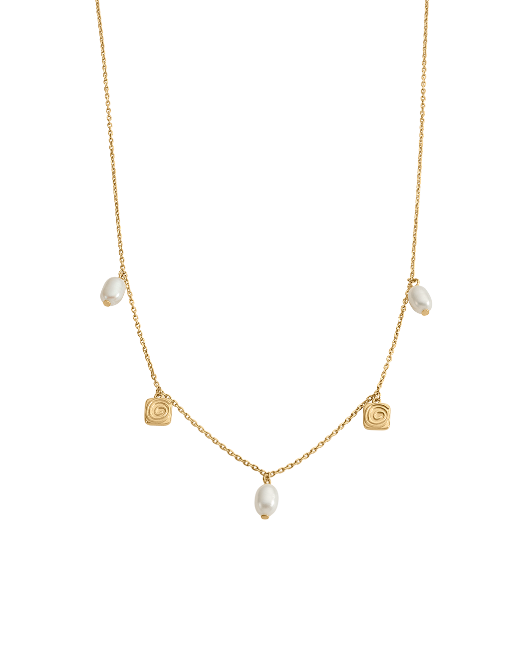 VELVET SWIRL NECKLACE (18K GOLD VERMEIL) IMAGE 1