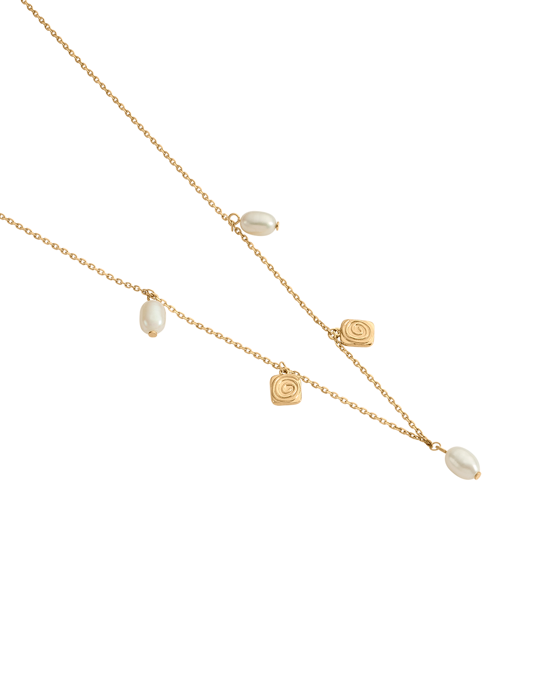 VELVET SWIRL NECKLACE (18K GOLD VERMEIL) IMAGE 4