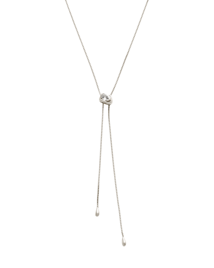 VESSEL LARIAT NECKLACE (STERLING SILVER)