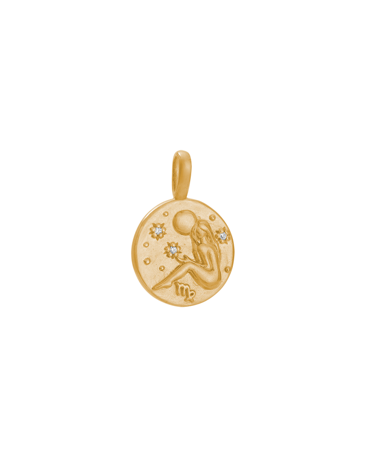 VIRGO PETITE ZODIAC (18K GOLD VERMEIL) IMAGE 1