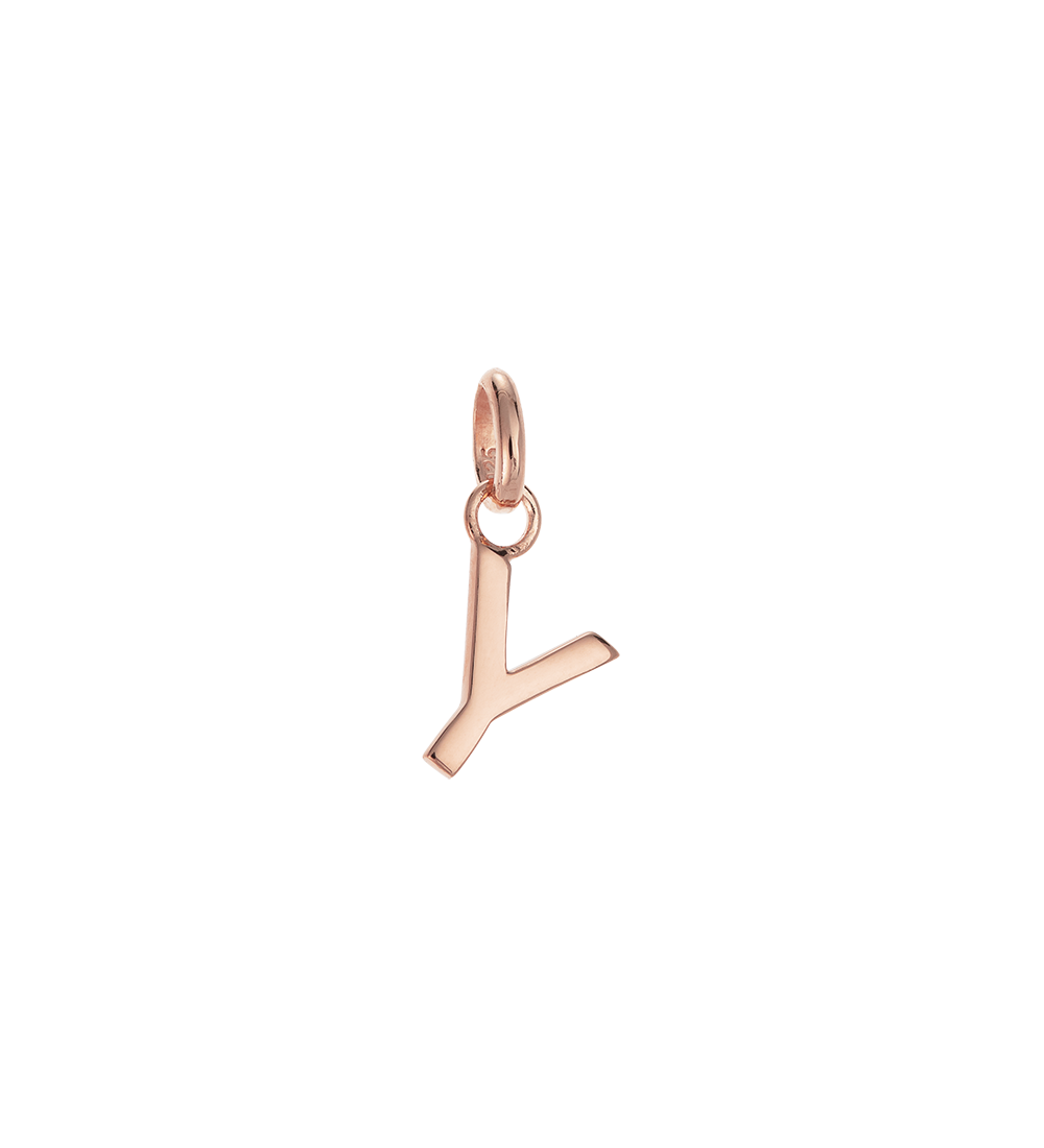OUTLINE INITIAL A-Z (18K ROSE GOLD VERMEIL) IMAGE 27