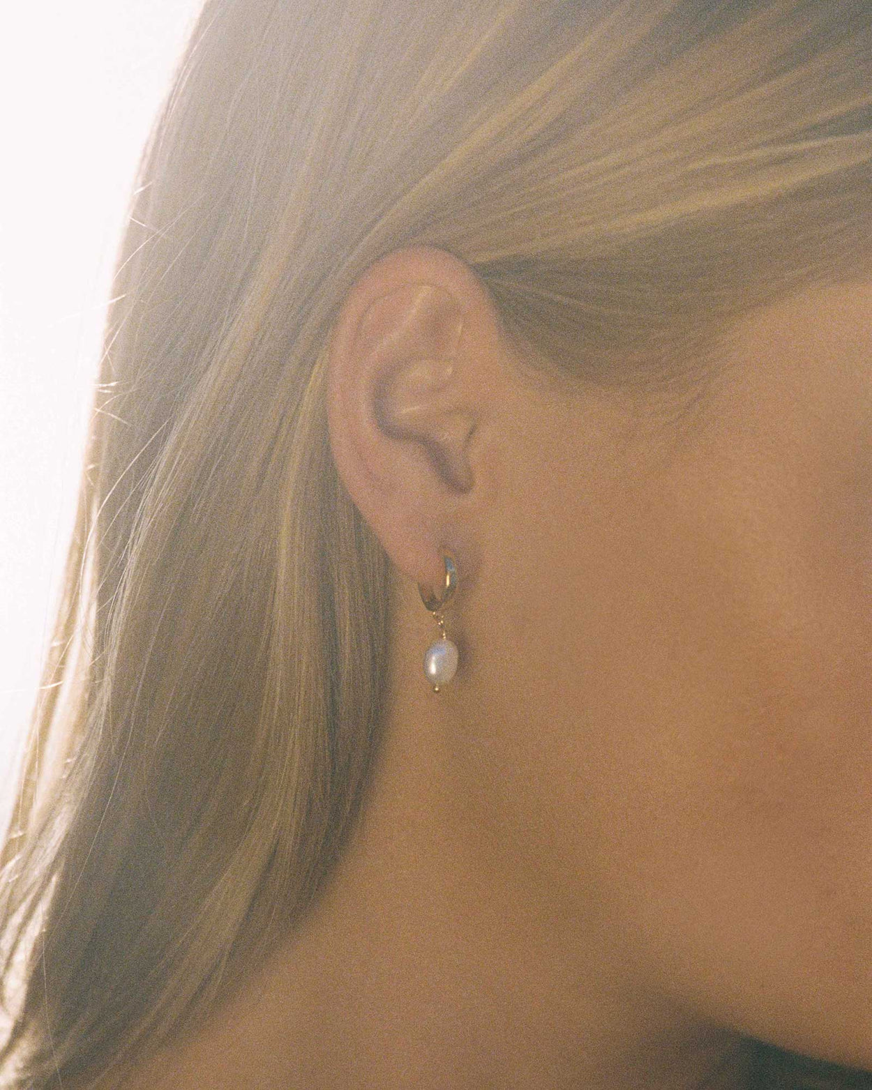 SOLSTICE HOOPS (18K GOLD PLATED) IMAGE 3