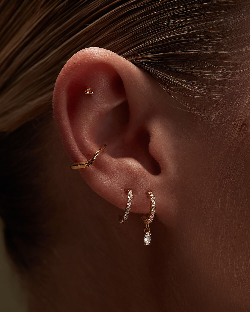 ETERNITY HOOPS (GOLD) IMAGE 2