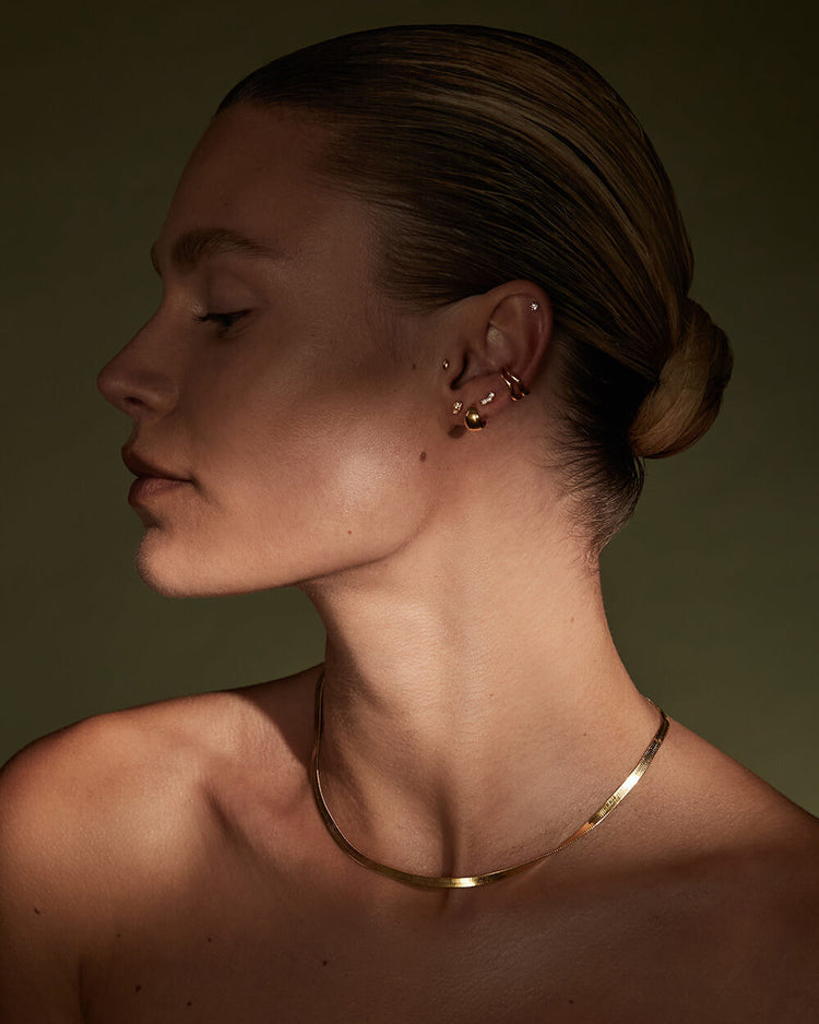 CONTOUR TOPAZ STUDS (GOLD) (TEST PROCESS) IMAGE 2