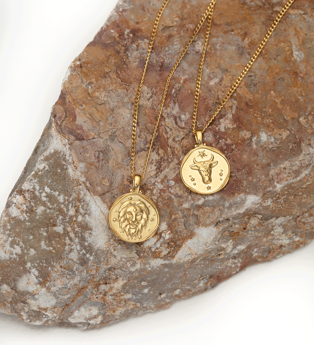 TAURUS ZODIAC (18K GOLD VERMEIL) IMAGE 5