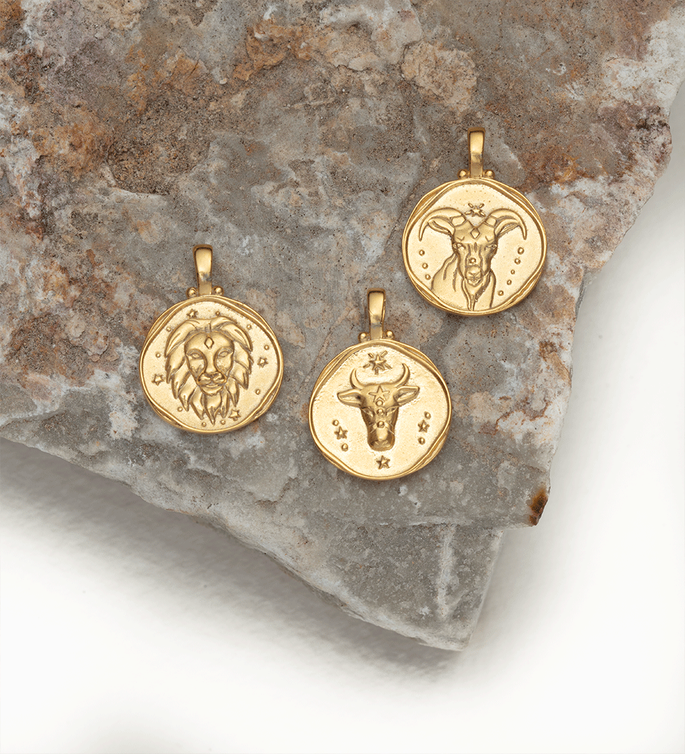 TAURUS ZODIAC (18K GOLD VERMEIL) IMAGE 3
