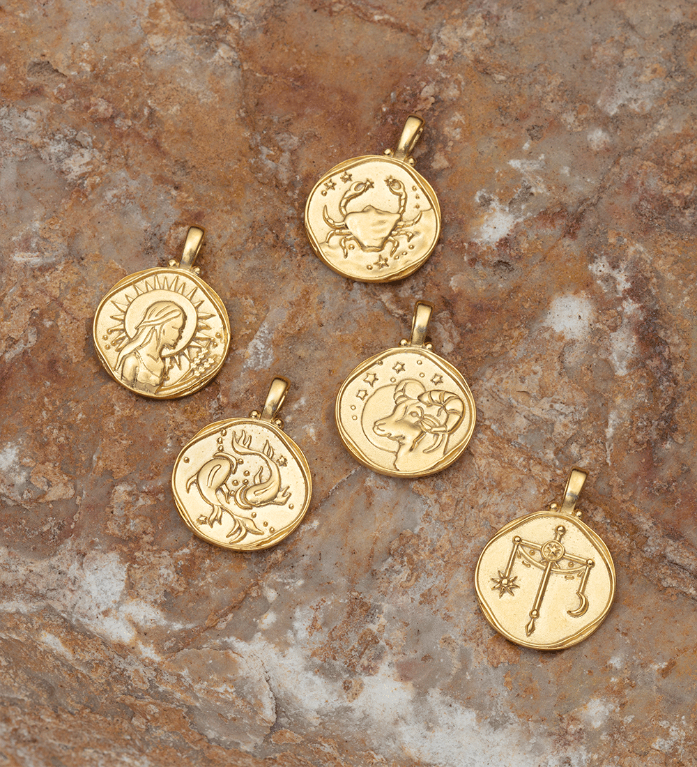 VIRGO ZODIAC (18K GOLD VERMEIL) IMAGE 5