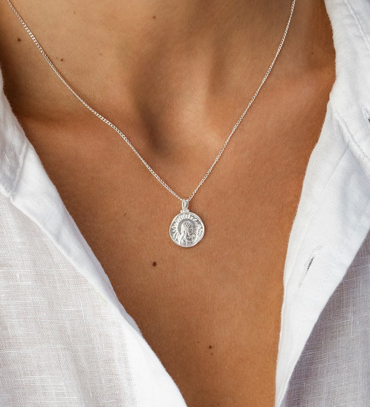 VIRGO ZODIAC NECKLACE (STERLING SILVER)