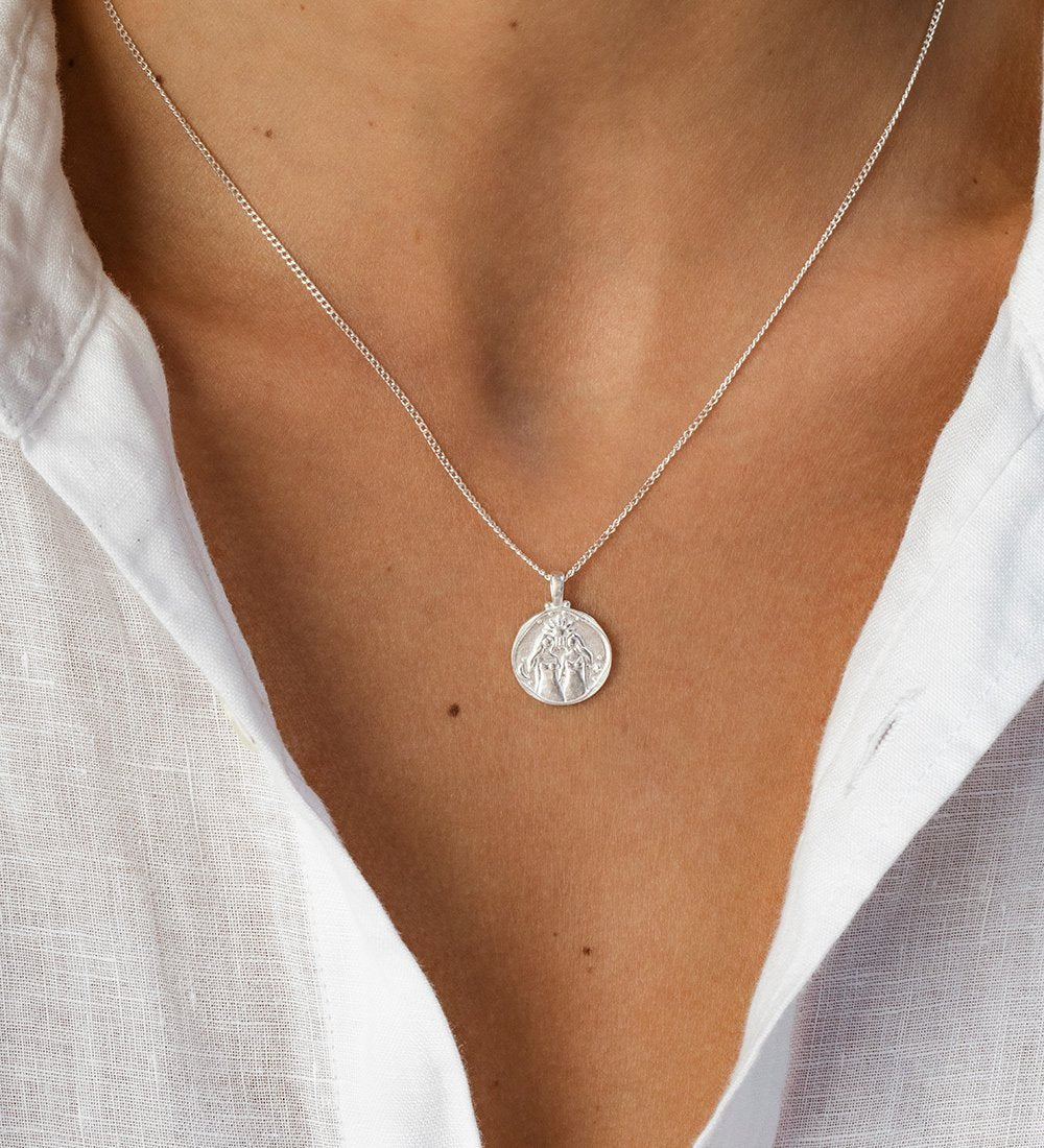 GEMINI ZODIAC (STERLING SILVER) IMAGE 2