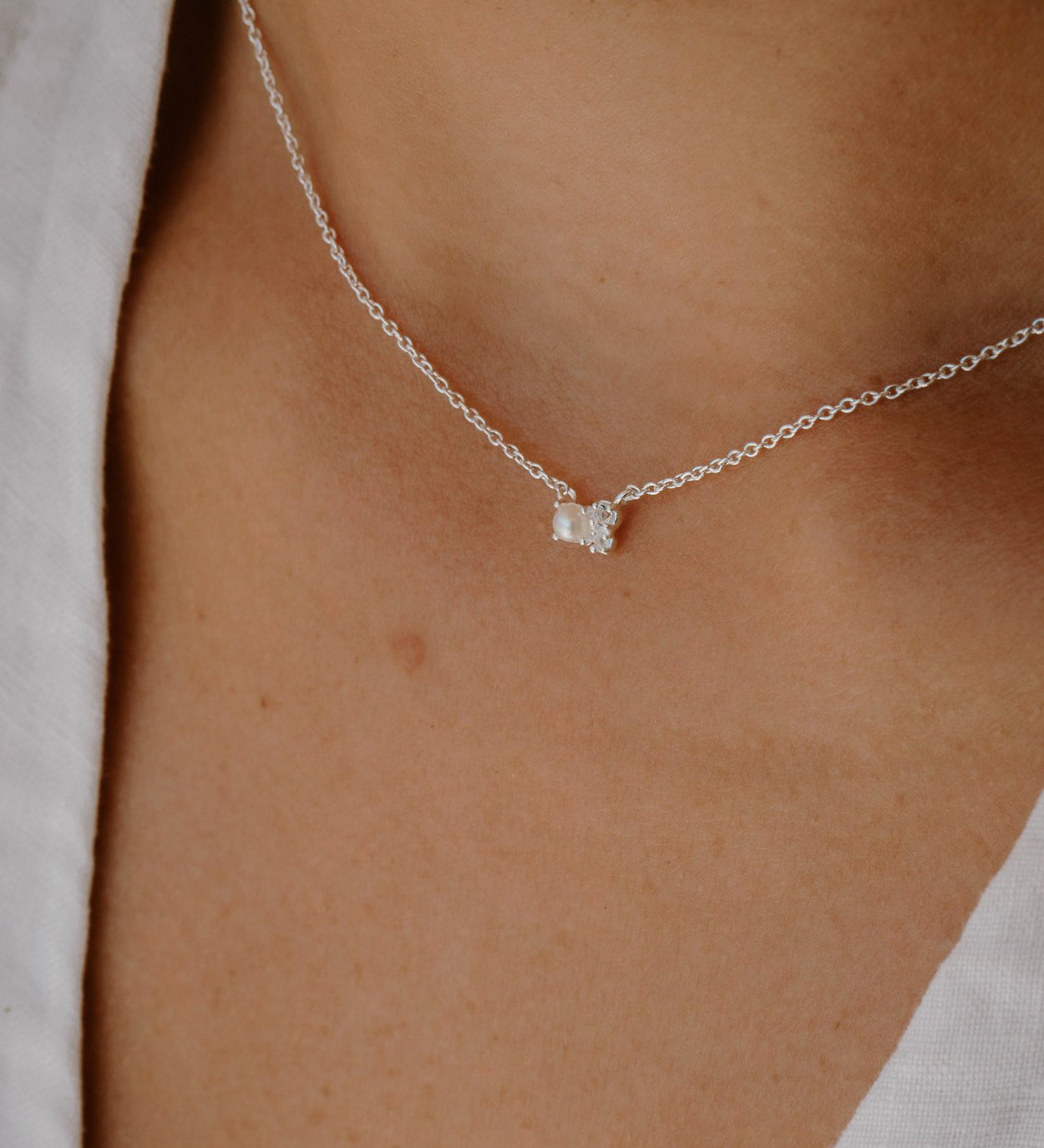 FIRST LIGHT NECKLACE (STERLING SILVER) IMAGE 2
