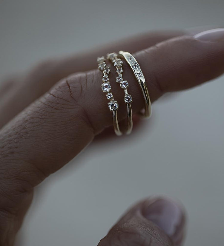 SHIMMER TOPAZ RING (9K GOLD) IMAGE 2
