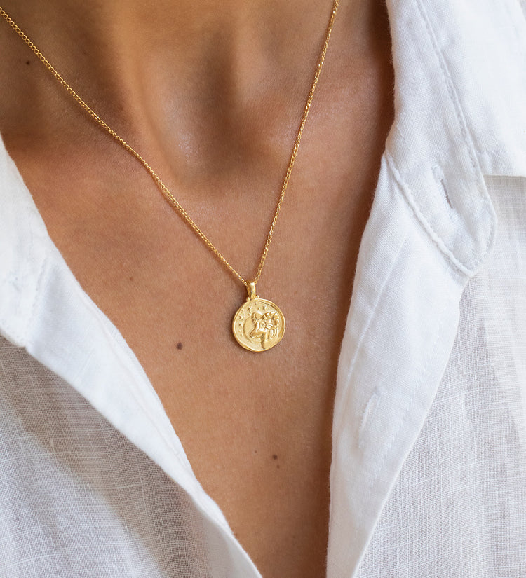 ARIES ZODIAC (18K ROSE GOLD VERMEIL)