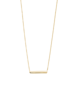 ENGRAVABLE BAR NECKLACE (18K GOLD VERMEIL) IMAGE 1