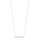 ENGRAVABLE BAR NECKLACE (STERLING SILVER) IMAGE 1