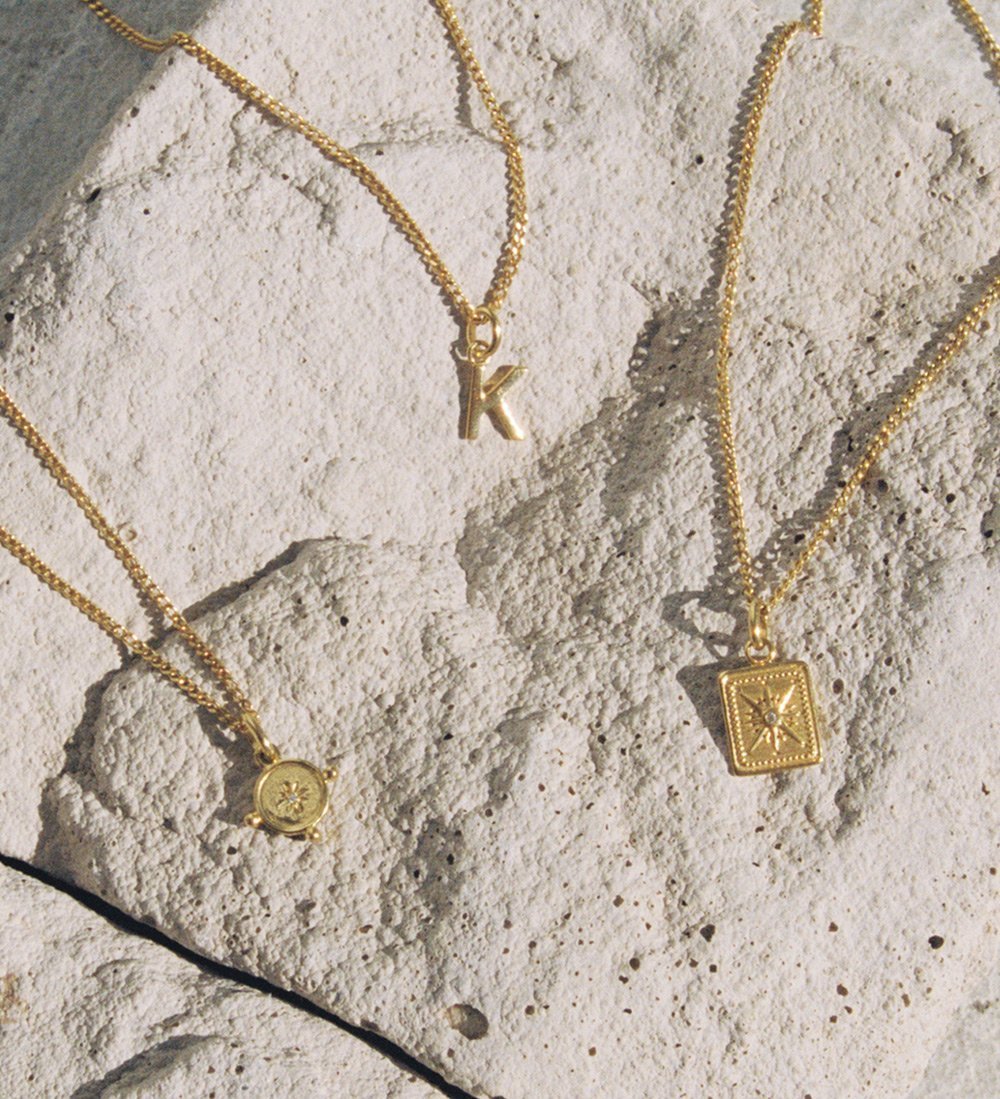 TINY TRUE NORTH COIN (18K GOLD VERMEIL) IMAGE 3